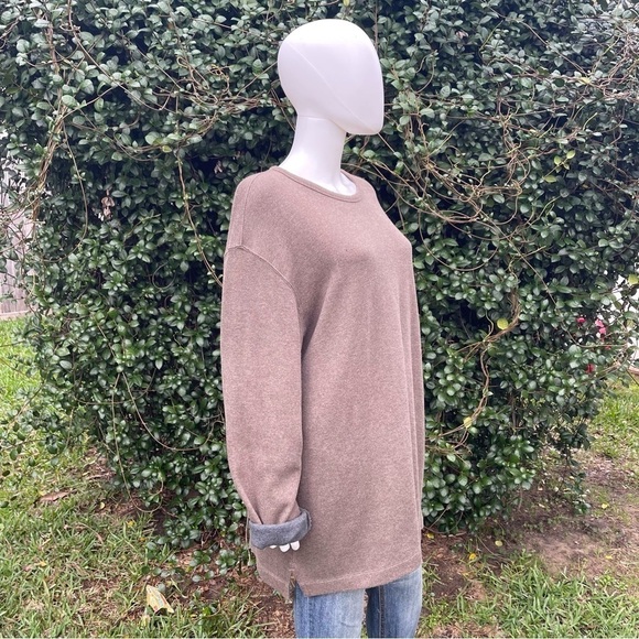 𝅺Eddie Bauer Cotton LongSleeve Crew Neck Sweater Size Large - Picture 4 of 13